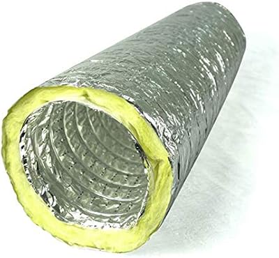 Royal Apex Flexible Aluminum Factible Ciders for Air Exhaust Driving, Air conditioning Driving (6 -inch insulation).. DIAYTAR Nigeria offers great deals, a huge product variety, and delivery in under a week.