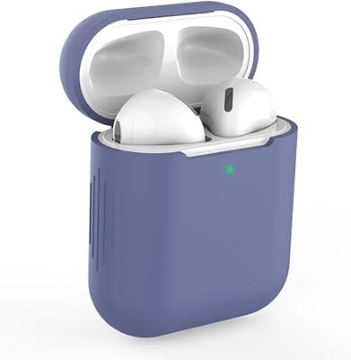 Washable and elegant anti-scratch silicone protective case for AirPods 1 and 2 (dark blue).. Experience shopping satisfaction with DIAYTAR NIGERIA's vast selection and budget-friendly delivery options.