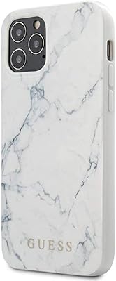Guess Marble Design Protective Shell in PC and TPU for iPhone 12/12 Pro (6.1 inch) - White.. Shop smarter with DIAYTAR NIGERIA's diverse marketplace and budget-friendly nationwide delivery.