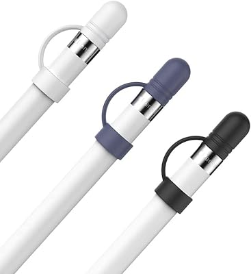 3pcs replacement support with anti-light strap, silicone protective cover for Apple Pencil 1st generation (white, black, dark blue).. Shop smarter with DIAYTAR Nigeria — affordable prices and a wide product range delivered in just 5 to 8 days.