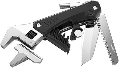 Multi-tools Multi-tools Mars Worker, Kit of common folding tools 6 in 1 in stainless steel with LED light, adapted to the pipe fitting, machine repair and installation of screws.. Find everything you need at prices you'll love with DIAYTAR NIGERIA's comprehensive e-commerce platform.