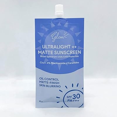 Light and ultra -light sunscreen Hello Glow 50 g (ultralight matte sunscreen).. Shop with ease at DIAYTAR NIGERIA and enjoy our extensive product range delivered at affordable rates.
