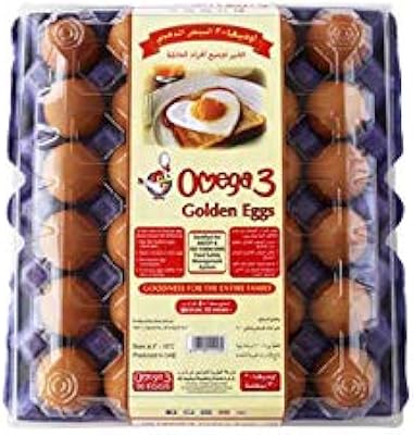 Golden Eggs Omega 3 - Brown egg pack - 30 pieces.. DIAYTAR NIGERIA: Making online shopping accessible with affordable prices and nationwide delivery service.