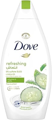 Revitalizing body cleaner Dove with cucumber and green tea, 500 ml.. DIAYTAR NIGERIA: Bringing affordable shopping solutions with a diverse product catalog delivered nationwide.