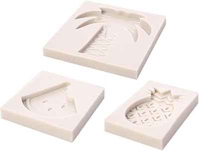 3pcs Akoak new adorable silicone molds, silicone clay mold, chocolate, candies, cake molds, pineapple, coconut palm, watermelon.. Shop from anywhere in Nigeria and receive your DIAYTAR purchases at affordable prices within a week.