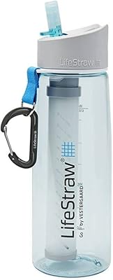 Lifestra® GO water filter bottle with 2 steps with integrated filter straw. Eliminates bacteria and protozoa. Active coal reduces chemicals and bad taste.. DIAYTAR NIGERIA: Where every shopping need is met with affordable prices and timely delivery.