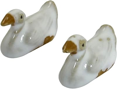 QTQGOITEM 2 PIECES Aquarium decoration in the shape of white ceramic duck (Model: AAD 1B7 A54 759 8DD).. Whether it’s gadgets or groceries, DIAYTAR Nigeria delivers in less than 8 days.