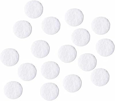 Cotton filter, 100 parts replacement sponge for the face of 10 mm for exfoliation of the skin under vacuum, white.. Discover endless possibilities with DIAYTAR NIGERIA's comprehensive selection and reliable shipping.