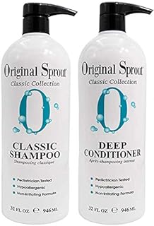 Shampoo and Natural Post -Shampoo Original SPROUT - Shampoo and treatment in depth without organic sulfate for natural hair care. 100 ml each... Order now, relax later — DIAYTAR Nigeria ships in 5 to 8 days.