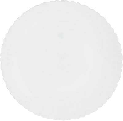 Borosil Lara White Canelée Plates Plates, 27 cm, White, 11FPFLPW, 1 piece.. Experience shopping satisfaction with DIAYTAR NIGERIA's vast selection and budget-friendly delivery options.