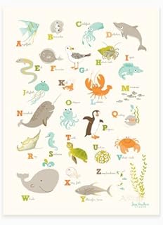 Alphabet art poster C Archen Studio 12 "X 16" sea and shore/unisex.. Your favorite online marketplace — DIAYTAR Nigeria delivers quick and cheap.