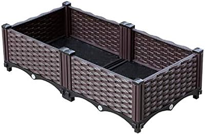 Decorative flower pots for plants, plastic outdoor pots for home and agriculture, square design with roof terrace for vegetables, aquarium, gardening.. DIAYTAR NIGERIA brings the marketplace to your home with budget-friendly prices and nationwide delivery.
