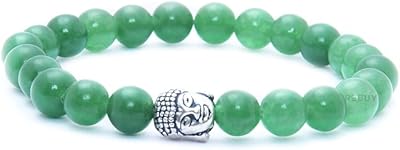 Rebay green adventurine bracelet, bracelet with crystal therapy, jewelry for men and women, green color, pearl size 8 mm.. DIAYTAR NIGERIA delivers what you want at prices you'll love, all within 5-8 days nationwide.