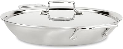 All-Clad D5 kitchen battery in 5 thicknesses polished stainless steel with lid.. DIAYTAR NIGERIA brings the marketplace to your home with budget-friendly prices and nationwide delivery.