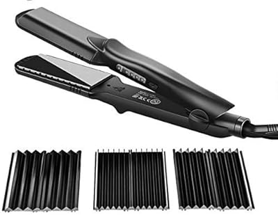 4 -in -1 hair straightener, 1.7 -inch professional interchangeable interchangeable plates, flat iron, bigoudi, curling curly and wavy hair, iron -wave hairstyle tool.. Shop like never before with DIAYTAR NIGERIA's comprehensive marketplace and budget-friendly shipping.