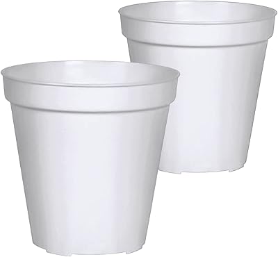 Store eurasia lot of 2 pots, ø20 cm, white, several.. DIAYTAR NIGERIA: Empowering Nigerians with access to affordable products delivered within 8 days.