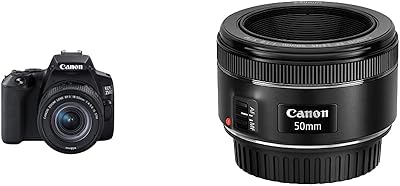 Kit d'objectif canon eos 250d 18-55 mm f/4-5.6 est stm + 50 mm f/1.8 est stm.. DIAYTAR NIGERIA: Your affordable shopping destination with thousands of products delivered in days.