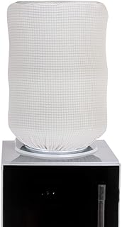 Water distributor barcar for water bottle of 5 gallons, durable and anti-dust fabric covers for decoration, standard protective cover for reusable furniture for the house and the office (white).. Discover unbeatable variety on DIAYTAR Nigeria — shop today, delivered this week.