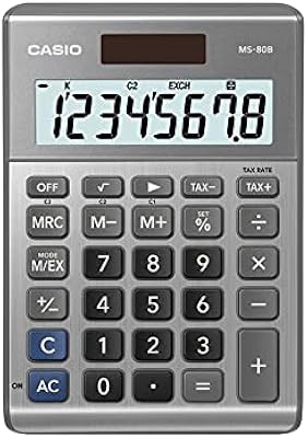 Office calculator Casio MS-80B 8-digit Silver.. Transform how you shop with DIAYTAR NIGERIA's vast selection and budget-friendly delivery options.