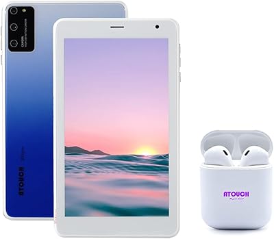 Intelligent Android tablet S05 PRO for children, 7 inch tab with 4 GB of RAM, Face ID, Bluetooth, Wi-Fi tablet (blue).. DIAYTAR NIGERIA: Where every Nigerian finds affordable products delivered within the week.