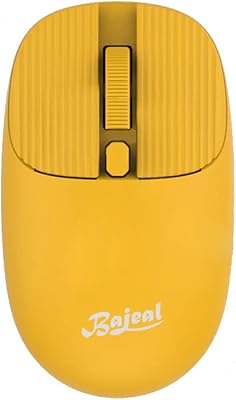 Vagia 2.4g wireless mouse for laptop, ergonomic design, automatic standby mode, plug and play, 3 adjustable dpi levels, yellow.. DIAYTAR NIGERIA makes quality accessible with our diverse product range and dependable delivery service.