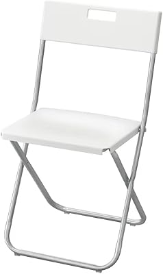 Ikea elegant, metal, foldable and easy to transport chair (white).. Shop confidently with Nigeria's most trusted e-commerce platform, offering swift and affordable delivery.