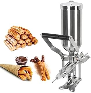 Filling machine of commercial Spanish churro, 4.5 l manual churro filler, filler machine of Latin fruit jam fritters, filler of stainless steel donuts for kitchen restaurant.. Get what you need, when you need it — DIAYTAR Nigeria delivers fast.