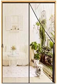 Magnetic door curtain in anti -insect mesh The white shop - suitable for animals and children with double -loop design.. DIAYTAR NIGERIA transforms dreams into deliveries with our affordable prices and 5-8 day shipping.