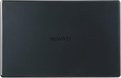 Transparent laptop transparent cover compatible with Huawei Matebook D16 2022 Rlef-X Rlef-16 model (Color: Cresta Black).. Experience shopping satisfaction with DIAYTAR NIGERIA's vast selection and nationwide delivery service.