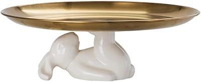 Ceramic rabbit plate, rabbit cake support, decorative plates for snacks and cookies, set of rabbit cake molds, Easter gift (flowing plate).. Shop smarter with Nigeria's premier e-commerce platform, featuring affordable products delivered nationwide.