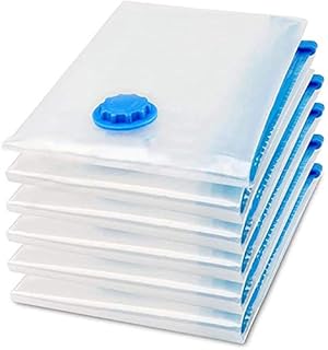 11 Pieces compressed storage bag compressed with hand pump storage bag for compressed clothing, reusable clothing and linen organizer (blue).. DIAYTAR NIGERIA: Where affordability and variety meet with convenient delivery within 8 days.