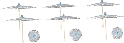 Amosfun 6 Pieces Japanese paper umbrella trumpet Chinese Decor Asian decor Decorative Decorative Hands Decorate Classic Umbrella Papper in Chinese paper Vintage umbrella Umbrella disguise disguise.. Shop smarter with DIAYTAR NIGERIA's diverse marketplace and budget-friendly nationwide delivery.