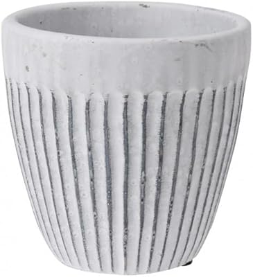 Coopman ceramic flower pot, size 11.5 cm x 11.5 cm, white.. Transform your shopping experience with DIAYTAR NIGERIA's vast product selection delivered at unbeatable prices.
