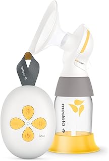 Simple Medela Solo Electric Pump - significantly quieter, rechargeable by USB, with Personalfit Flex Shield and Medela Bi -Phase Technology.. DIAYTAR NIGERIA brings the marketplace home to you with affordable prices and delivery in 5-8 days.