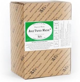 Papier mache Aves - paste of mache and industrial paper clay, papier mache for personalization, restorations, collage, sealing and shape with ease. Papier mache (1 lb).. DIAYTAR NIGERIA brings the marketplace to every Nigerian home with affordable prices and quick delivery.