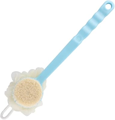 Cleaning brush for the Evan shower back, body brush, body brush, back brush + double -use shower pouffe ball with long handle (blue).. Discover more ways to save — every day on DIAYTAR Nigeria.