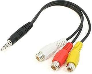 3.5 mm male socket towards 3rca female to avo video lcd tv hdtv.. Experience convenient online shopping on DIAYTAR Nigeria — wide selection and affordable delivery.