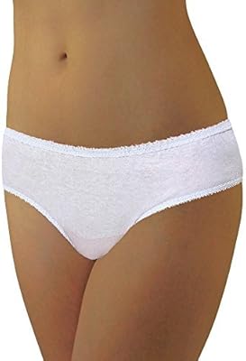 Woman disposable underwear 100% cotton underworks, 20 pieces - trips - Hospital stays - Emergencies.. DIAYTAR NIGERIA: Bridging the gap between consumers and quality products with affordable nationwide shipping.