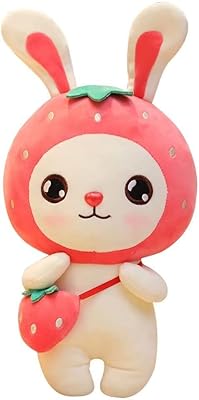 Lever rabbit, plush pillow, cute fruit, strawberries, Easter rabbit, young and large gift toys with long ears 11.8 inch.. Discover endless shopping possibilities at DIAYTAR NIGERIA, with budget-friendly prices and reliable delivery.