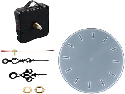OUTNICE 1 Set of large silicone clock clock resin mold with clockwork mechanism for epoxy molding for making jewelry to make yourself.. Your ultimate shopping destination, DIAYTAR NIGERIA combines extensive selection with affordable shipping.