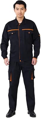 YGQZM Work clothing Work clothing together Men Women Workers Factory Uniform Resistant REPARATEURT AUTO AUTO car workshop welding costumes (color: photo color, size: l code).. DIAYTAR NIGERIA: Redefining e-commerce with affordable prices and reliable nationwide shipping.