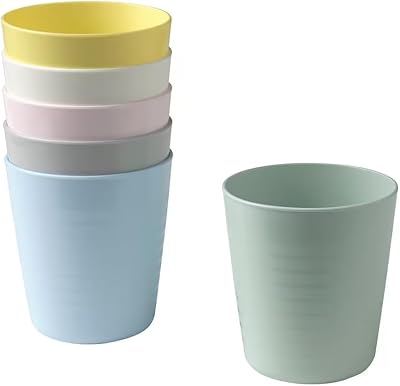 Ikea multicolored glasses for young children (Callas cup), perfect for birthday parties and learning food. unbreakable (multicolored) glasses.. Shopping made simple with DIAYTAR NIGERIA's vast selection and budget-friendly nationwide delivery.