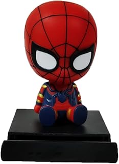 Harshad Super Hero Spider-Man figurine with mobile support for car and office dashboard.. DIAYTAR NIGERIA delivers what you want at prices you'll love, all within 5-8 days nationwide.