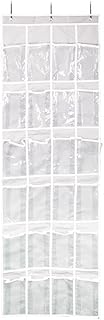 Beauty shoe organizer with 24 pockets on door, storage bag for hanging shoes for cupboard and bedroom (white).. From tech to toiletries, DIAYTAR Nigeria delivers without delay.