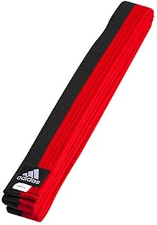 Adidas Taekwondo half boom belt, length 260 cm, black/red.. DIAYTAR NIGERIA connects you with thousands of products at competitive prices, delivered within a week.