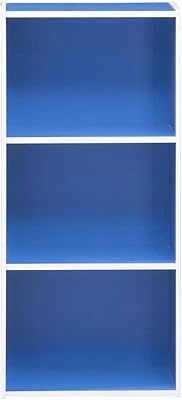 Shelf open at 3 levels Wt-Easy Care | Book storage shelf | Library for your office and your house - (blue).. Enjoy the simplicity of shopping with DIAYTAR NIGERIA, offering vast choices delivered in just 5-8 days.
