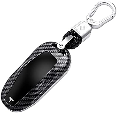 Protective cover for Tesla keychain, protective cover for Tesla keychain S/3/y, ABS carbon fiber motif, car key protector for intelligent remote control.. Everything you want, delivered fast — DIAYTAR Nigeria does it better.