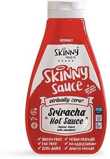 The Skinny Food Co. Gras, gluten -free, sugar, vegan, such as dairy products, to taste with nachos, sandwiches and salads with grilled meat, Sriracha spimed sauce 425 ml.. DIAYTAR NIGERIA: Redefining e-commerce with affordable prices and reliable nationwide shipping.