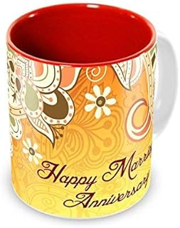 Ceramic cup Toulip Happy Wedding Anniversary Wishes Gifts Tea and coffee cup 350 ml.. DIAYTAR Nigeria is your reliable online shopping destination offering an extensive range of products across all categories. Enjoy fast nationwide delivery in just 5 to 8 days and some of the lowest prices in the market.