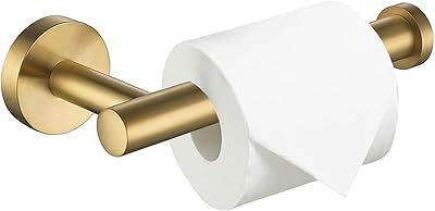 Brushed gold toilet holder in Sus304 SUS304 SUBSIBLE SUBSIDE STAY BATH STAY BAT SUBSTERN MODERAL STYLE Toilet Modern style for hotel kitchen.. DIAYTAR NIGERIA connects your desires with reality through our affordable e-commerce platform and quick delivery.